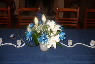 Mariage,centre de table 