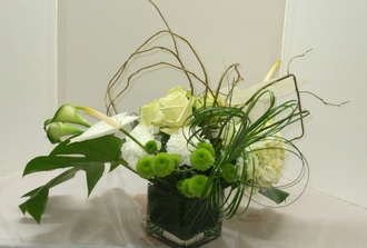 arrangement  stylis lys callas