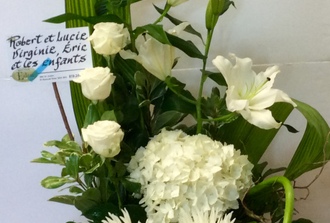 28 Corbeille Calla retombant - 175$